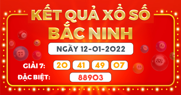 Kết quả xổ số Hà Nội ngày 12/1/2022