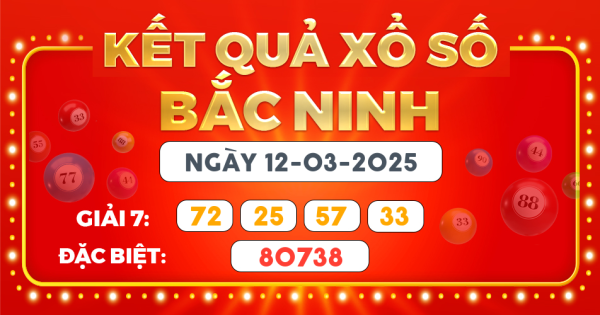 Kết quả xổ số Hà Nội ngày 12/3/2025
