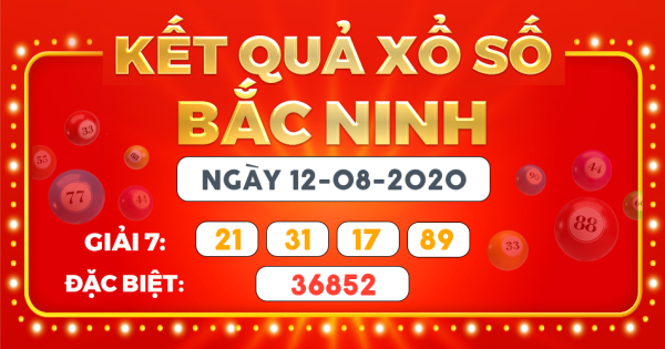 Kết quả xổ số Hà Nội ngày 12/8/2020