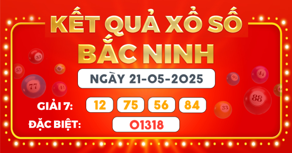 Kết quả xổ số Hà Nội ngày 21/5/2025