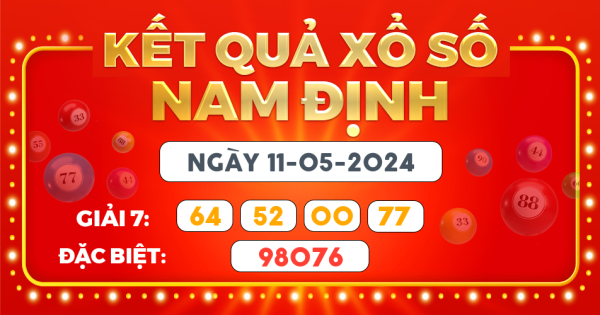 Kết quả xổ số Hà Nội ngày 11/5/2024