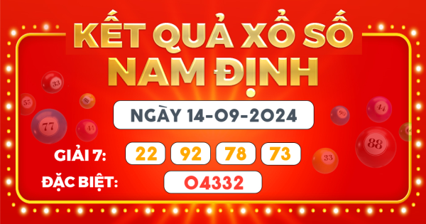 Kết quả xổ số Hà Nội ngày 14/9/2024