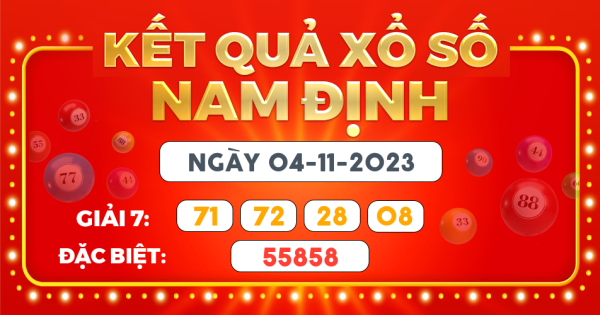 Kết quả xổ số Hà Nội ngày 4/11/2023