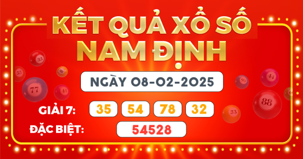 Kết quả xổ số Hà Nội ngày 8/2/2025