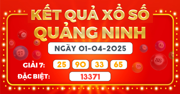 Kết quả xổ số Hà Nội ngày 1/4/2025