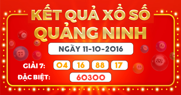 Kết quả xổ số Hà Nội ngày 11/10/2016