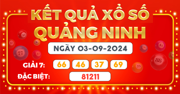 Kết quả xổ số Hà Nội ngày 3/9/2024
