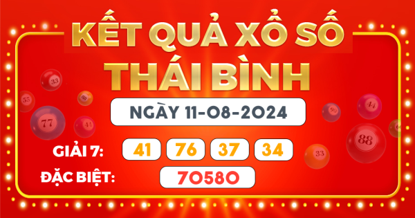 Kết quả xổ số Hà Nội ngày 11/8/2024