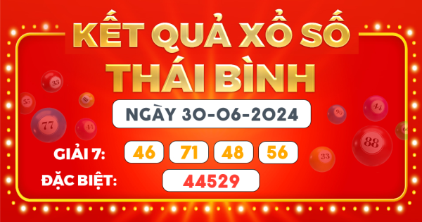 Kết quả xổ số Hà Nội ngày 30/6/2024